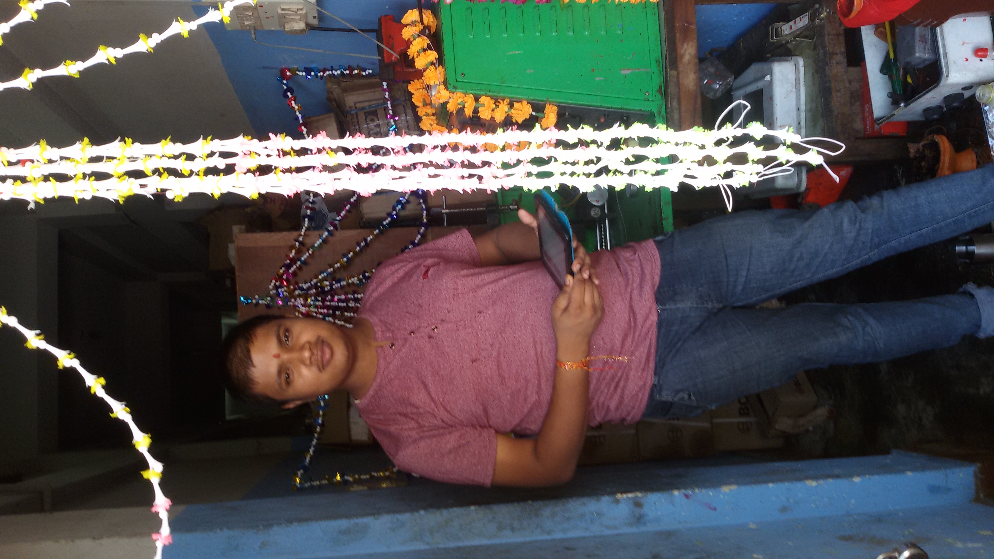 me at my pujaa
